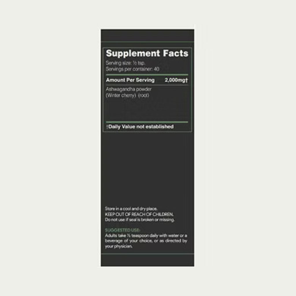 Ashwagandha Powder Herbal Supplements for Energy, Vitality & Stress Relief, 80G